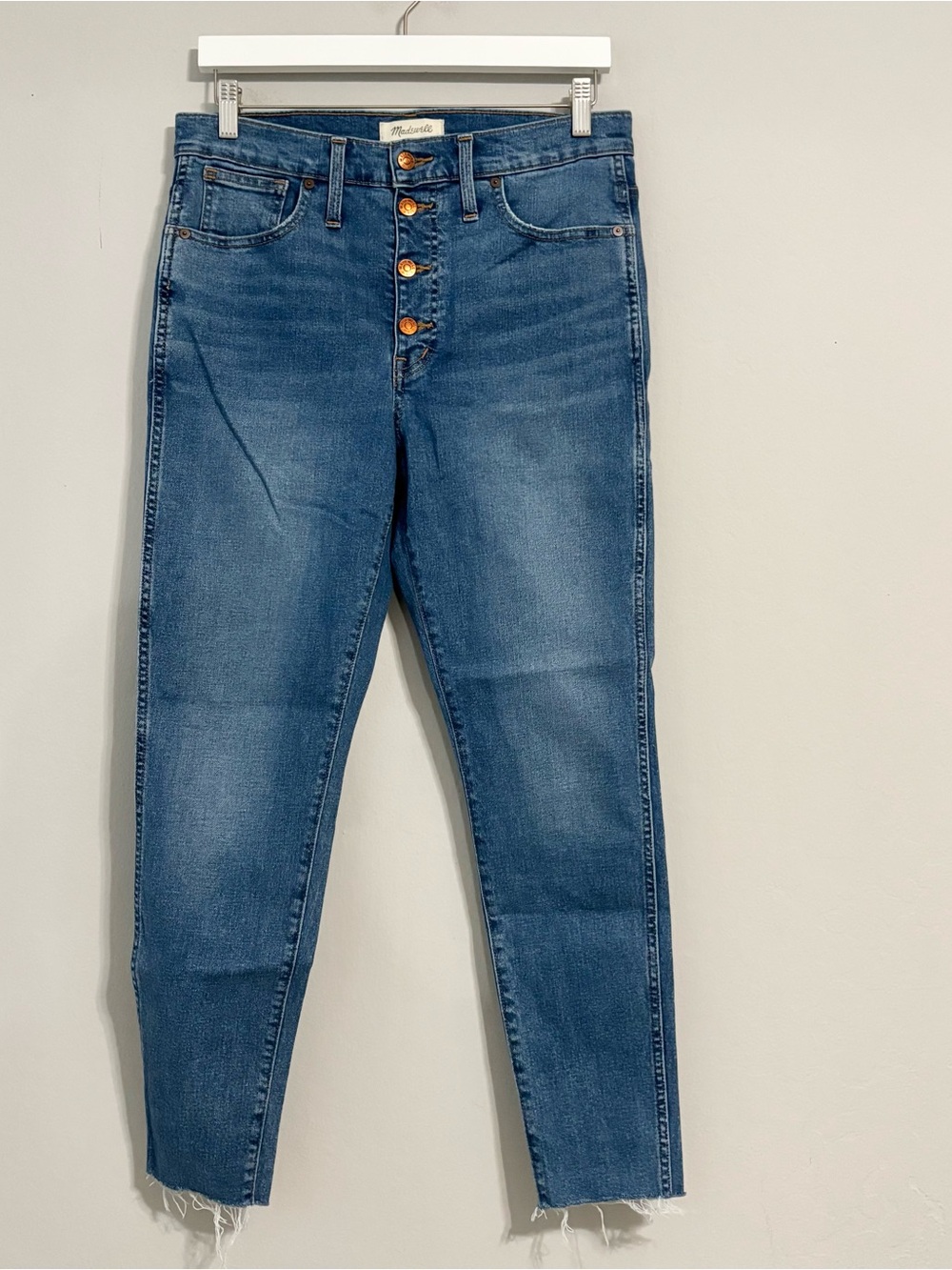 Madewell High Rise Skinny Jeans. 10” rise